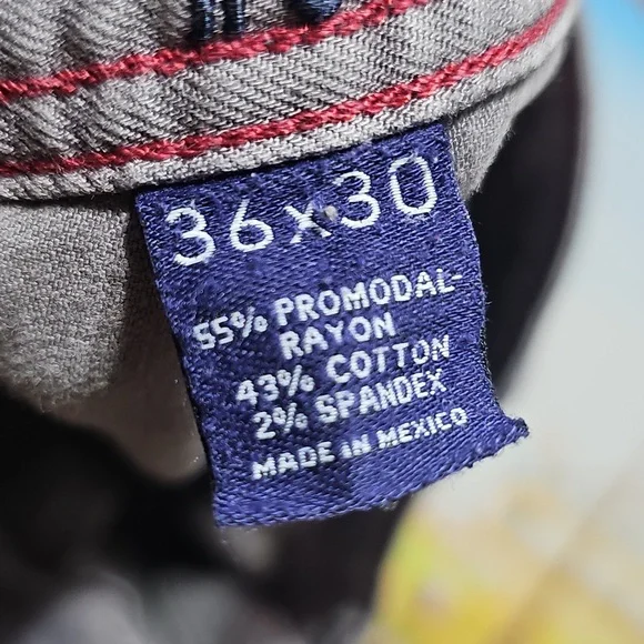 johnnie-O Men's Grey Slim Straight Jeans 36x30 - Picture 5 of 7